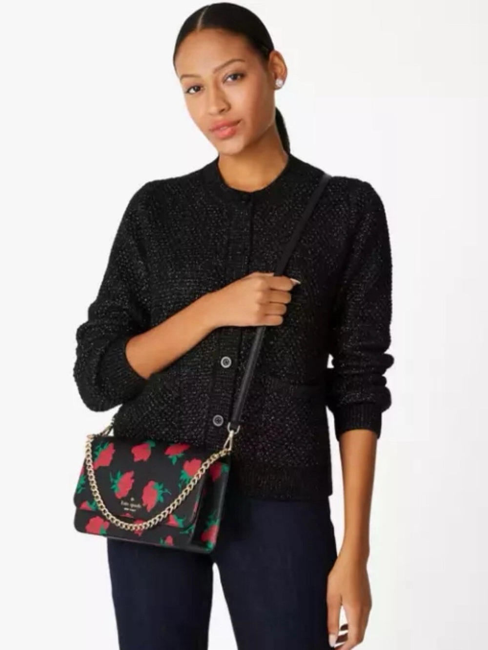 Kate spade rose crossbody bag